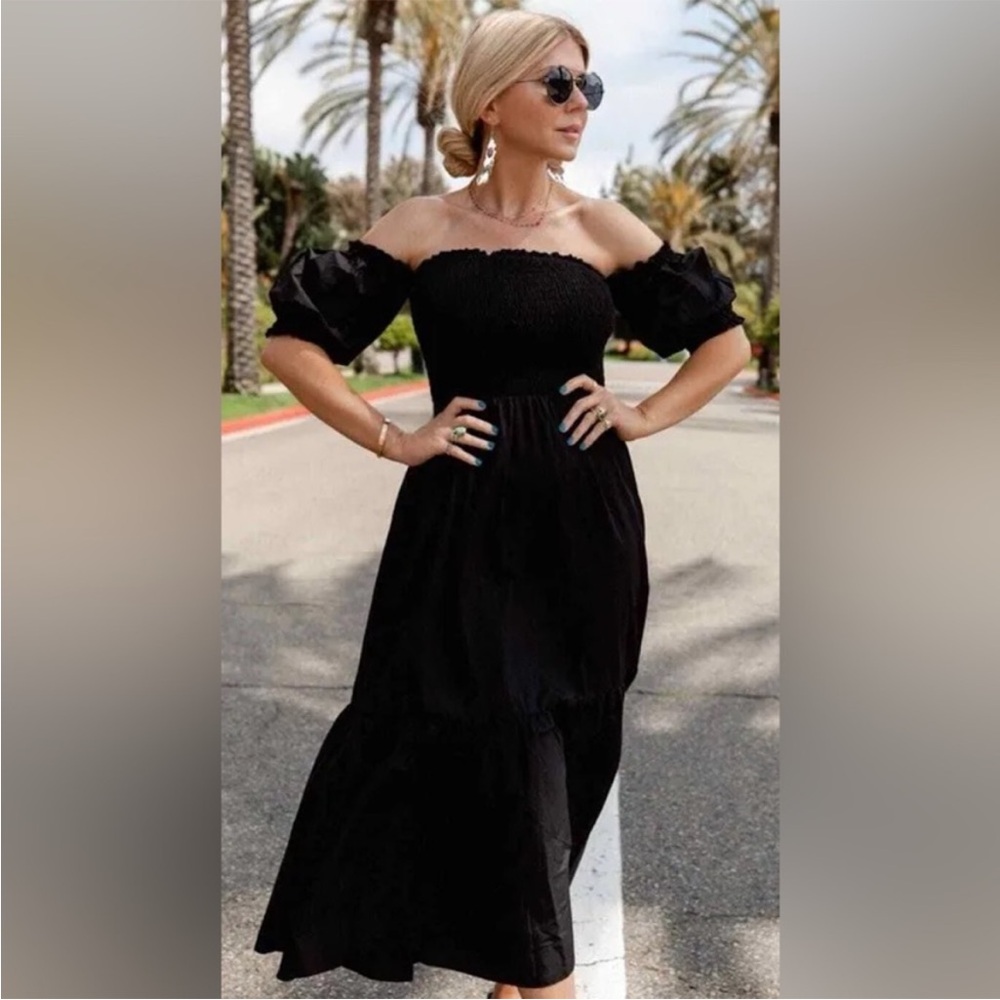 Black Off-Shoulder Dress